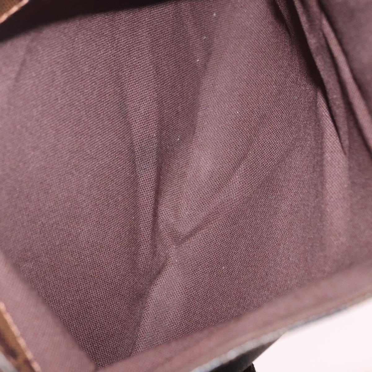 LOUIS VUITTON Damier Ebene District PM Shoulder Bag N41213 LV Auth bs37608