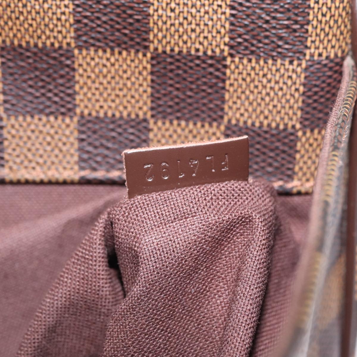 LOUIS VUITTON Damier Ebene District PM Shoulder Bag N41213 LV Auth bs37608