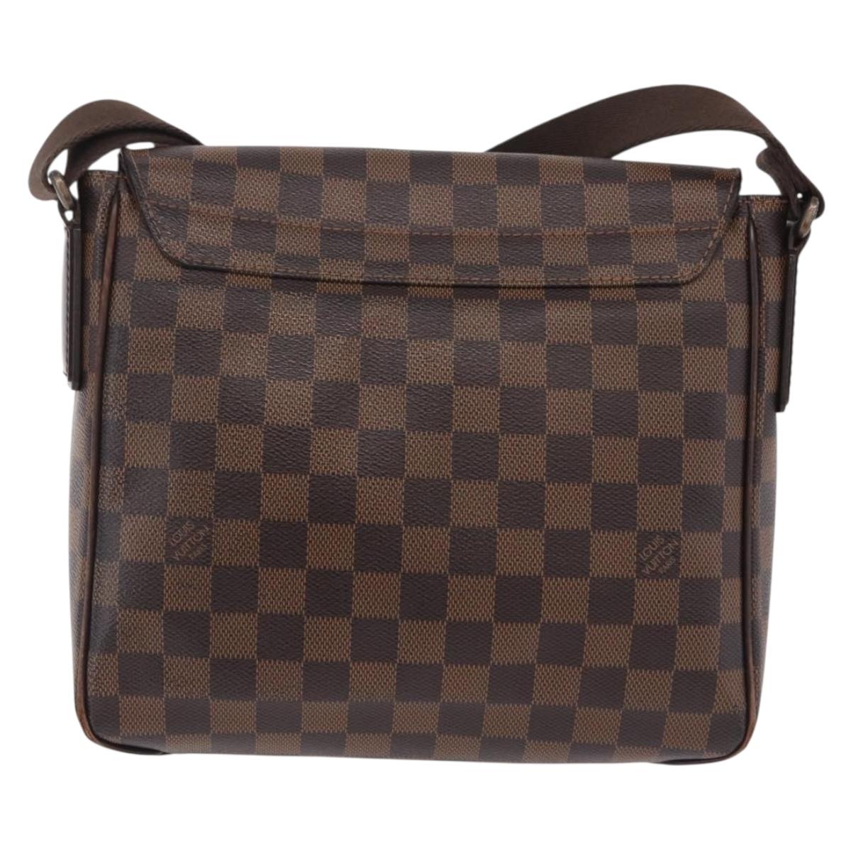 LOUIS VUITTON Damier Ebene District PM Shoulder Bag N41213 LV Auth bs37608