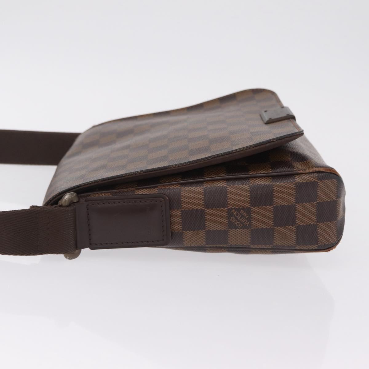 LOUIS VUITTON Damier Ebene District PM Shoulder Bag N41213 LV Auth bs37608