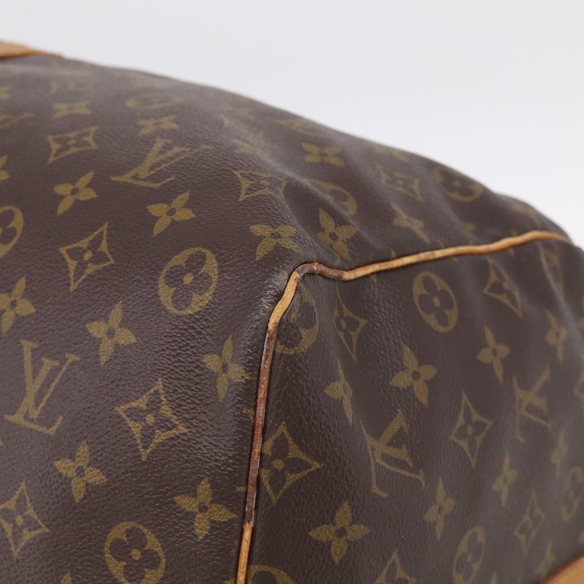 LOUIS VUITTON Monogram Keepall Bandouliere 60 Boston Bag M41412 LV Auth bs37648