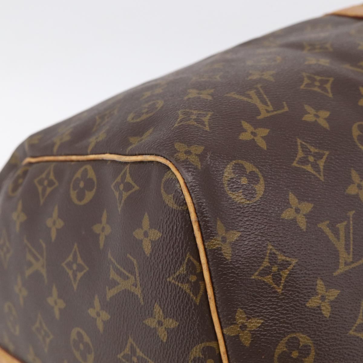 LOUIS VUITTON Monogram Keepall Bandouliere 60 Boston Bag M41412 LV Auth bs37648