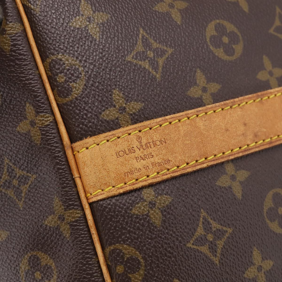 LOUIS VUITTON Monogram Keepall Bandouliere 60 Boston Bag M41412 LV Auth bs37648