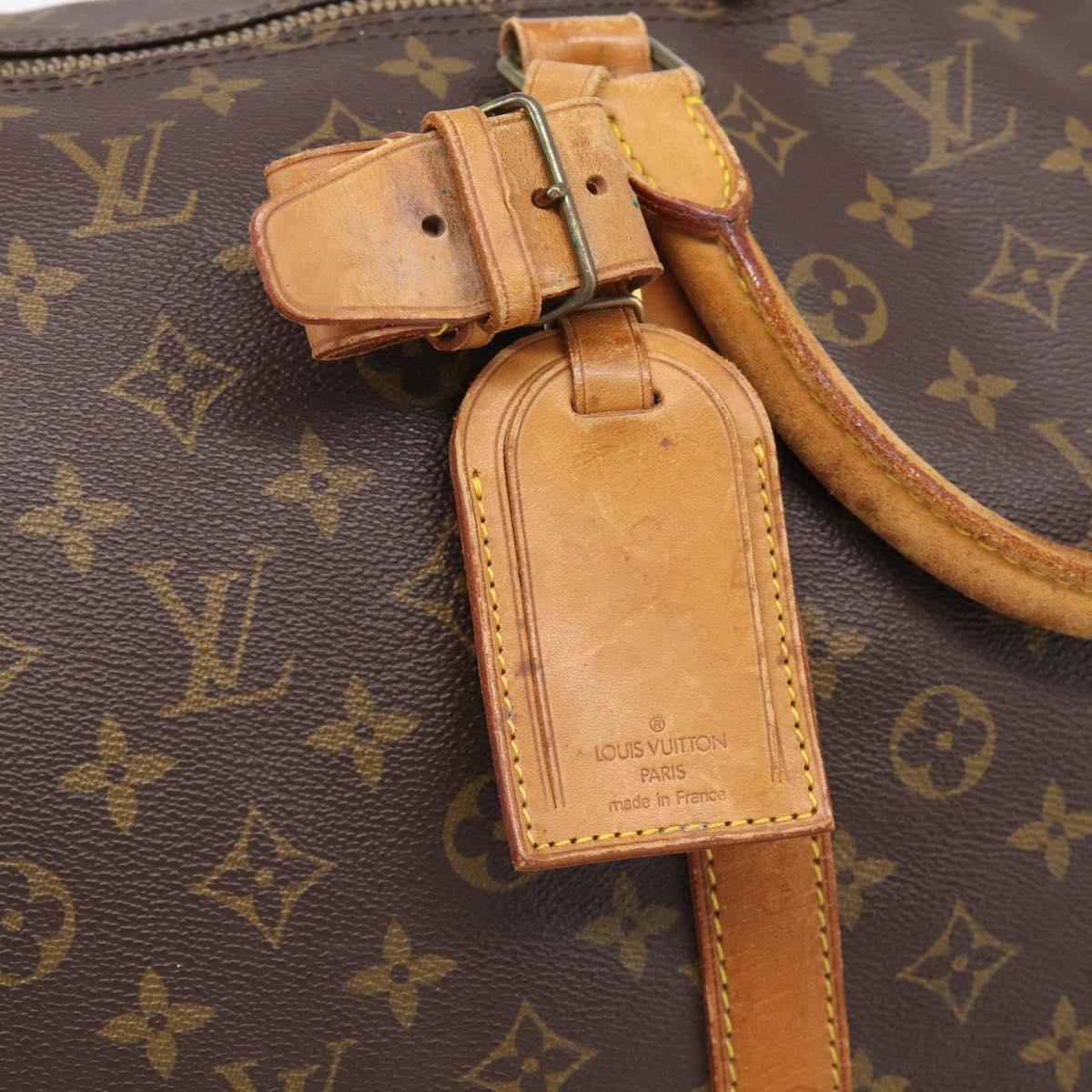 LOUIS VUITTON Monogram Keepall Bandouliere 60 Boston Bag M41412 LV Auth bs37648