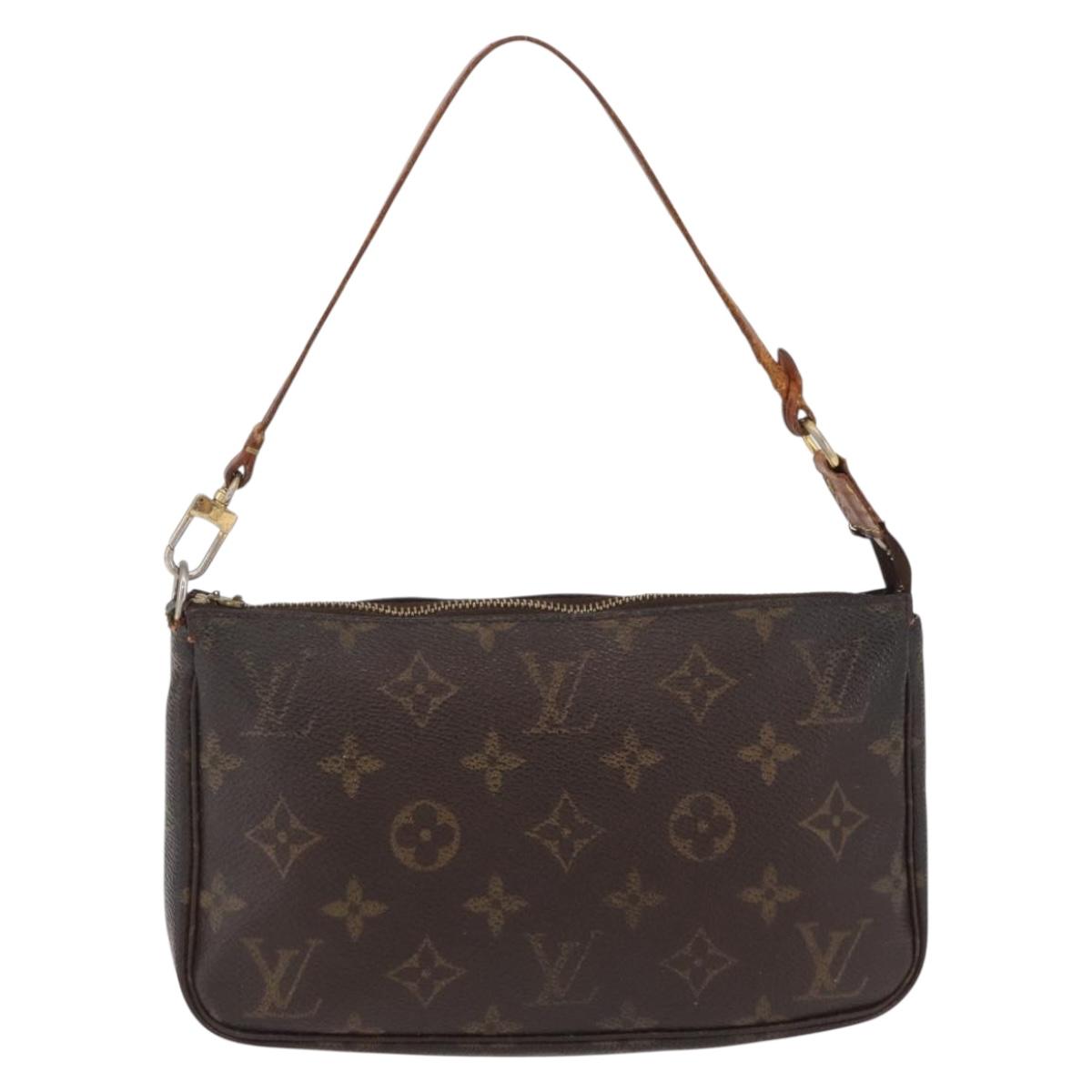 LOUIS VUITTON Monogram Pochette Accessoires Pouch M51980 LV Auth bs37682