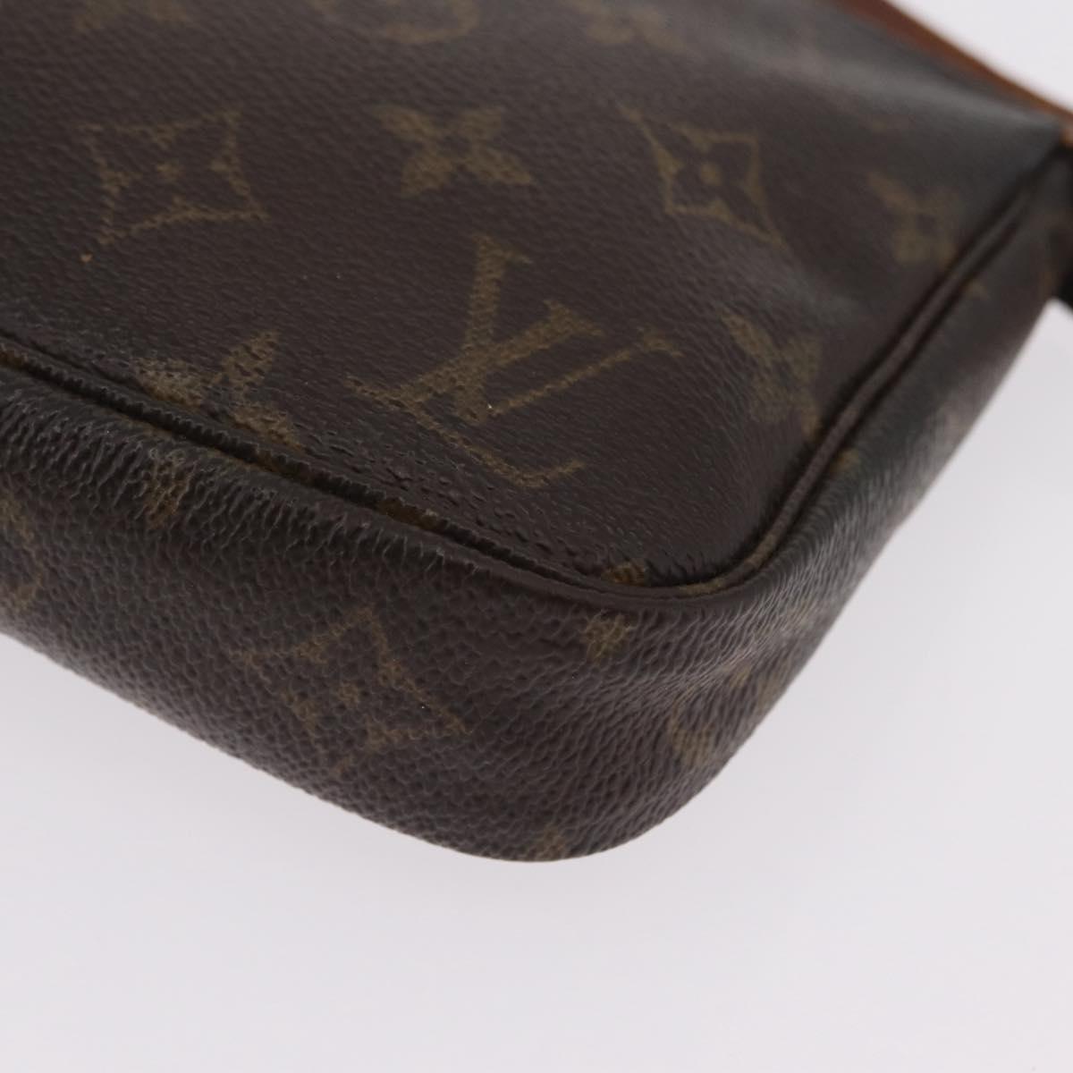 LOUIS VUITTON Monogram Pochette Accessoires Pouch M51980 LV Auth bs37682