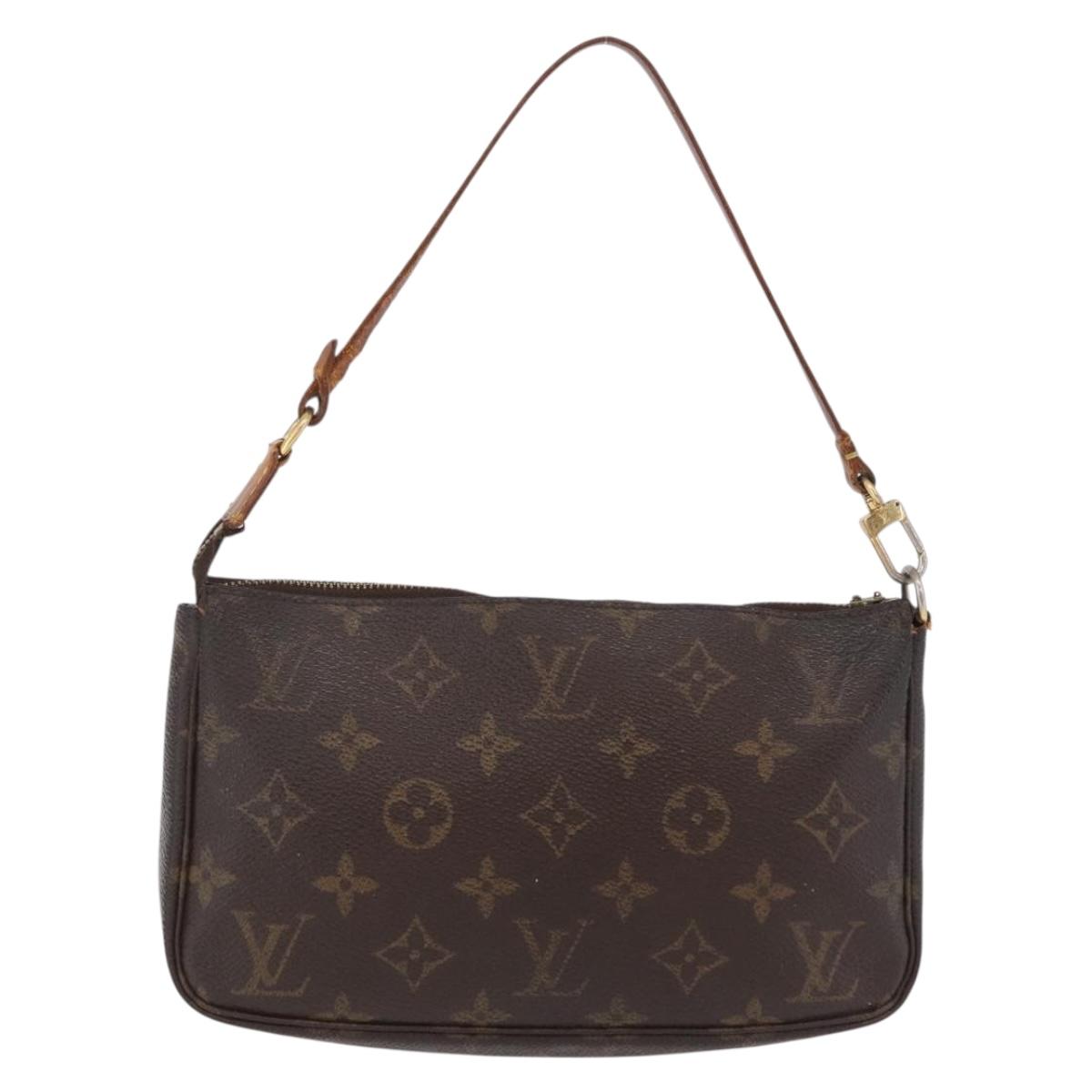 LOUIS VUITTON Monogram Pochette Accessoires Pouch M51980 LV Auth bs37682