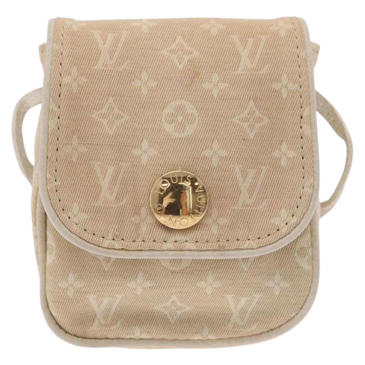 LOUIS VUITTON Monogram Mini Pochette Cancoon Bag Dunne M95312 LV Auth bs37684