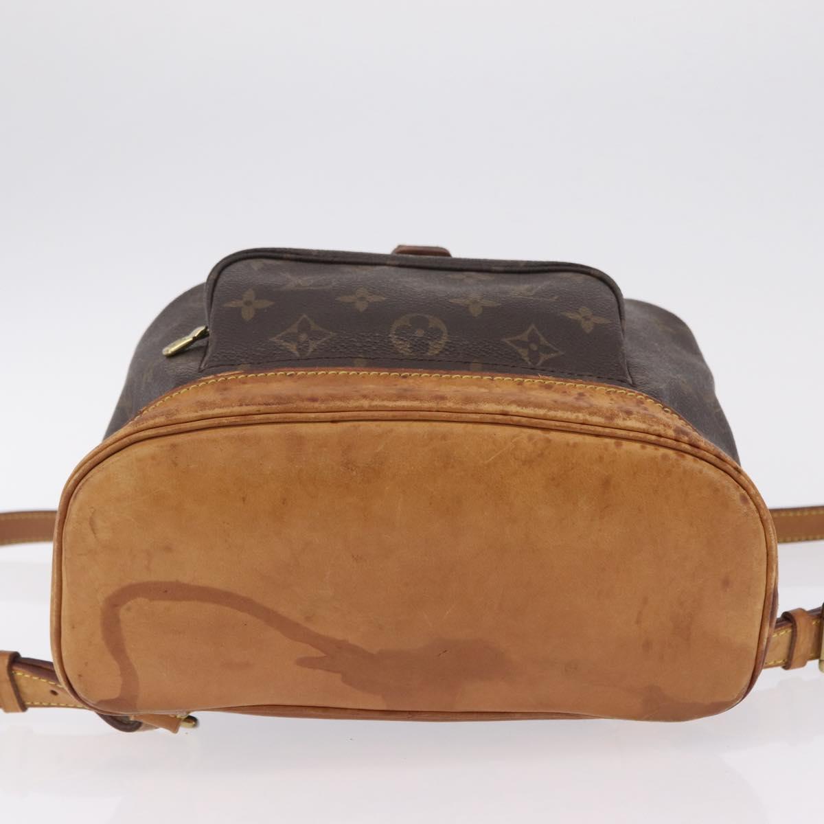 LOUIS VUITTON Monogram Montsouris MM Backpack M51136 LV Auth bs37688