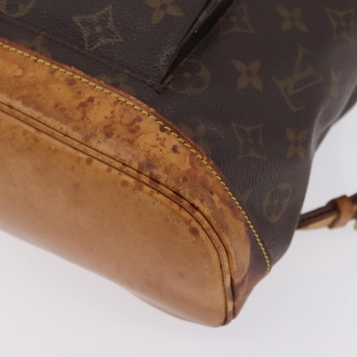 LOUIS VUITTON Monogram Montsouris MM Backpack M51136 LV Auth bs37688