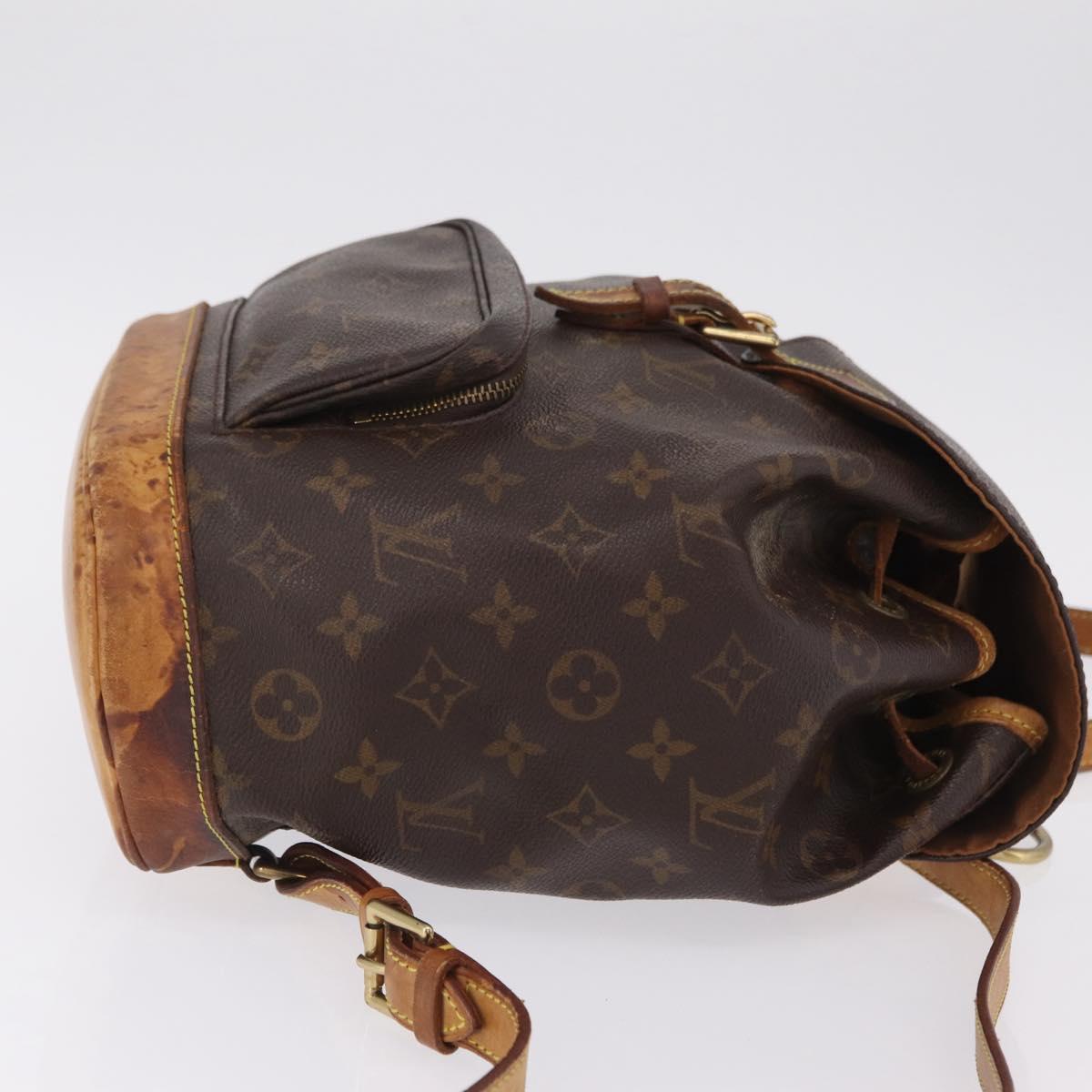 LOUIS VUITTON Monogram Montsouris MM Backpack M51136 LV Auth bs37688