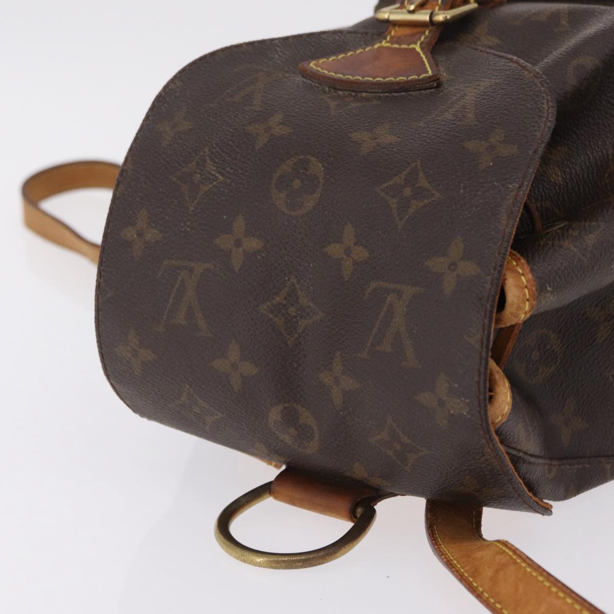 LOUIS VUITTON Monogram Montsouris MM Backpack M51136 LV Auth bs37688