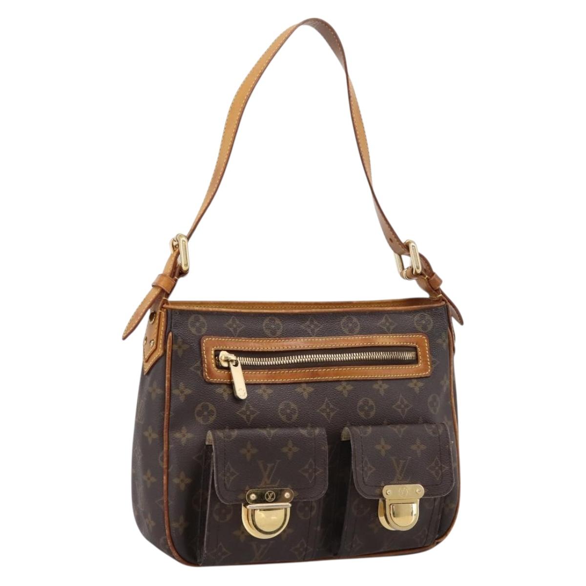 LOUIS VUITTON Monogram Hudson GM Shoulder Bag M40045 LV Auth bs37699