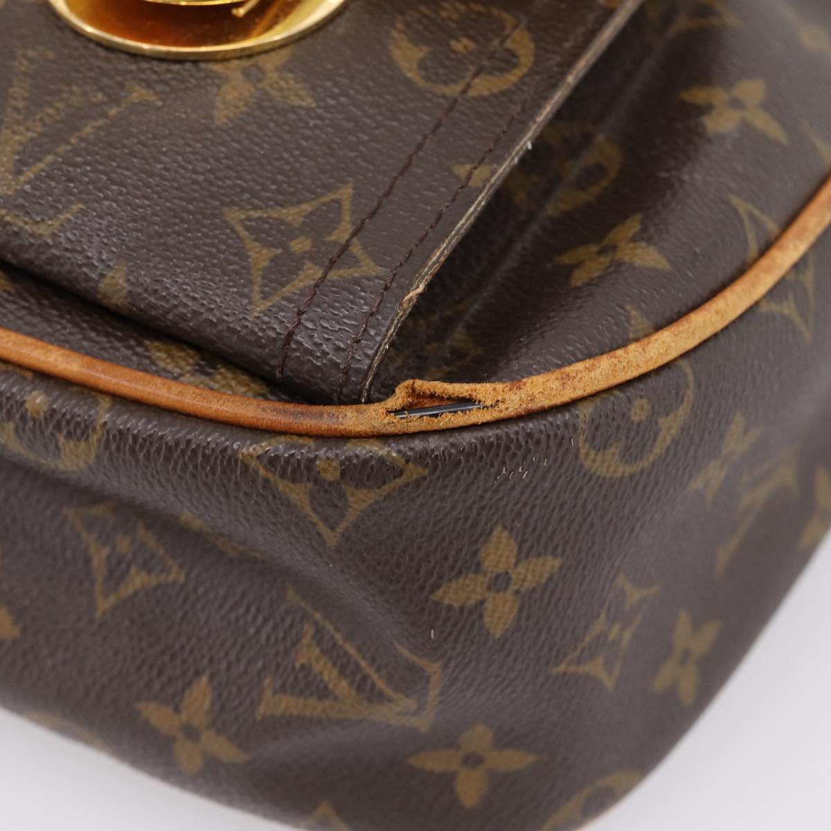 LOUIS VUITTON Monogram Hudson GM Shoulder Bag M40045 LV Auth bs37699