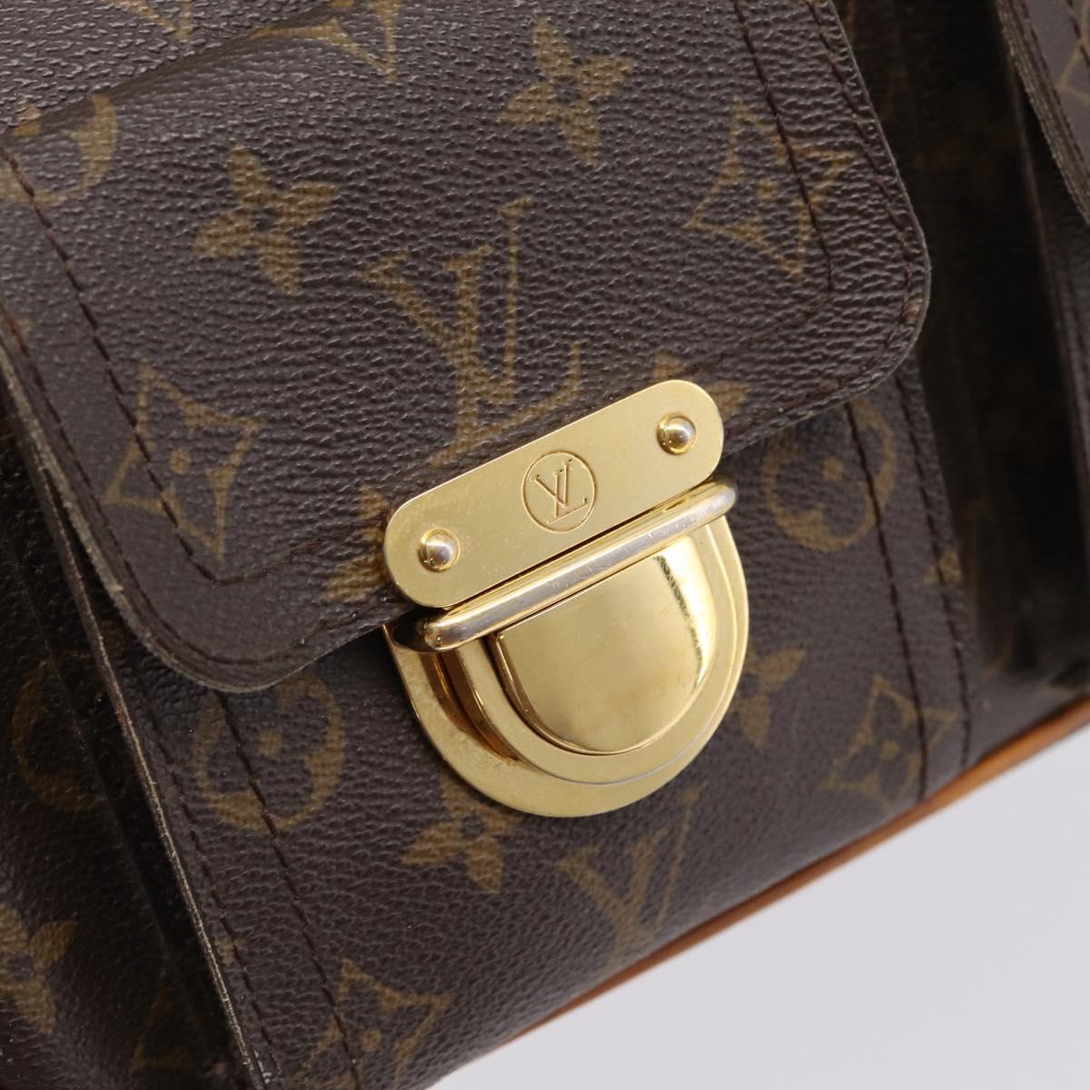 LOUIS VUITTON Monogram Hudson GM Shoulder Bag M40045 LV Auth bs37699