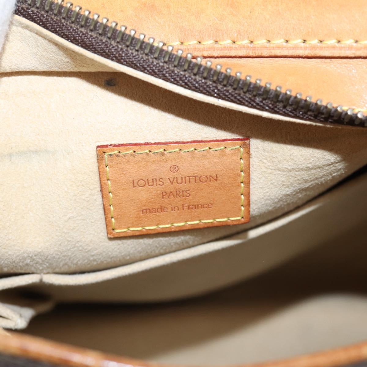 LOUIS VUITTON Monogram Hudson GM Shoulder Bag M40045 LV Auth bs37699