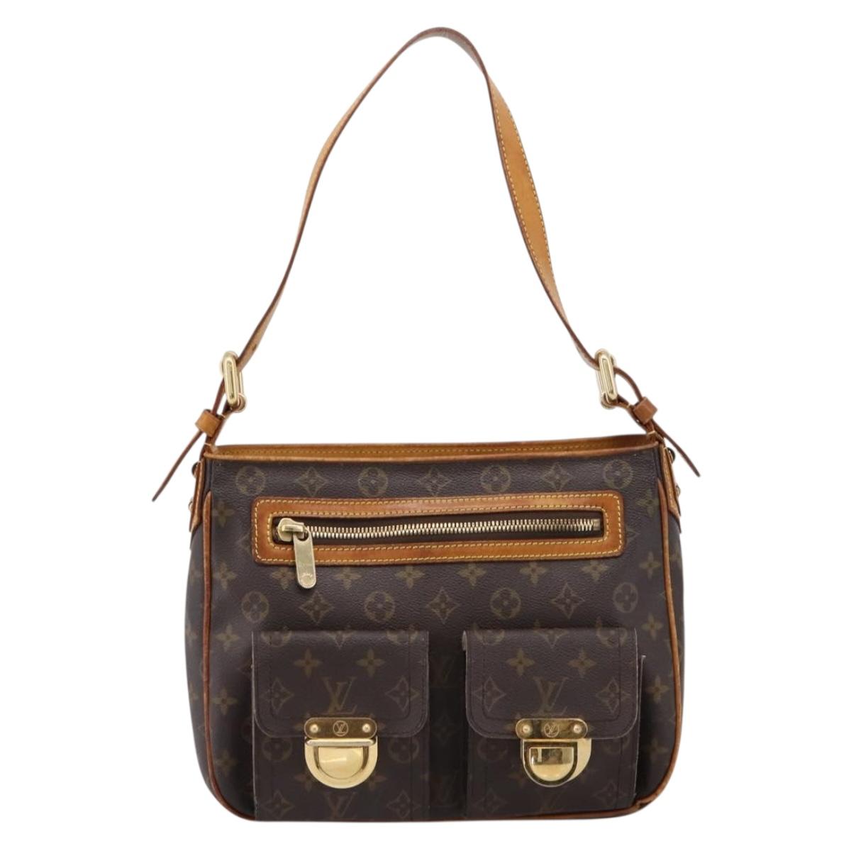 LOUIS VUITTON Monogram Hudson GM Shoulder Bag M40045 LV Auth bs37699