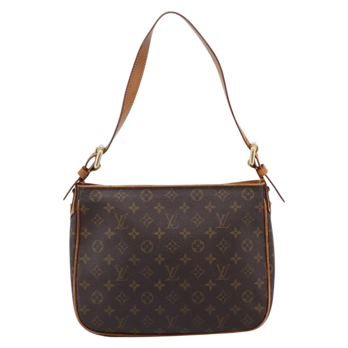 LOUIS VUITTON Monogram Hudson GM Shoulder Bag M40045 LV Auth bs37699