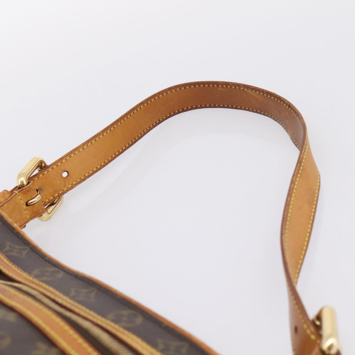 LOUIS VUITTON Monogram Hudson GM Shoulder Bag M40045 LV Auth bs37699