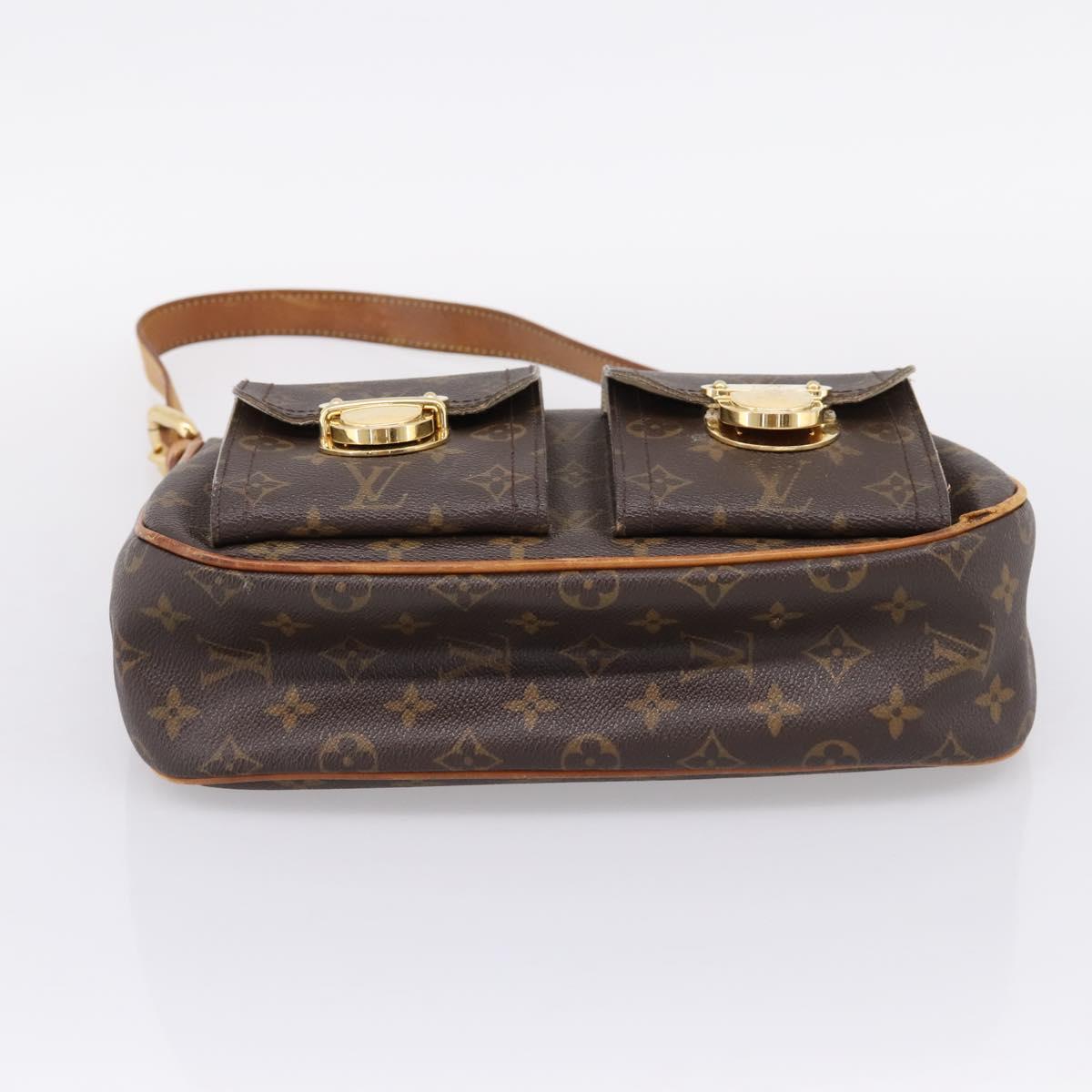 LOUIS VUITTON Monogram Hudson GM Shoulder Bag M40045 LV Auth bs37699