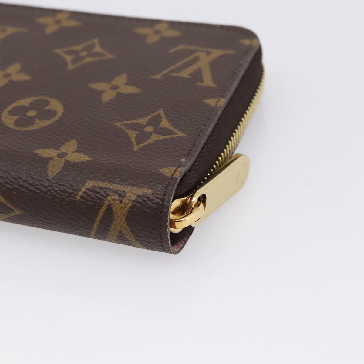 LOUIS VUITTON Monogram Zippy Long Wallet M42616 LV Auth bs37700M