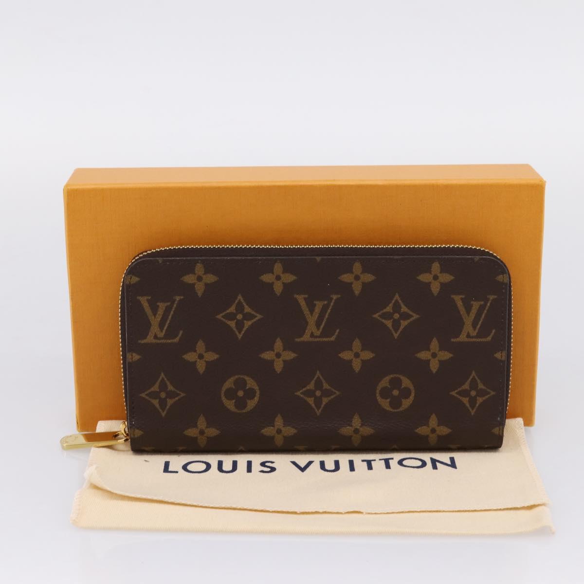 LOUIS VUITTON Monogram Zippy Long Wallet M42616 LV Auth bs37700M
