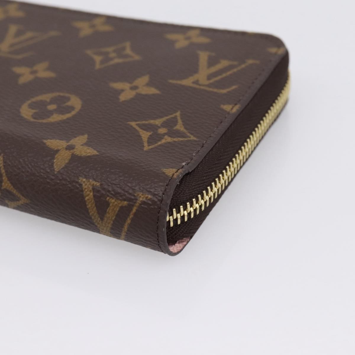 LOUIS VUITTON Monogram Zippy Long Wallet M42616 LV Auth bs37700M