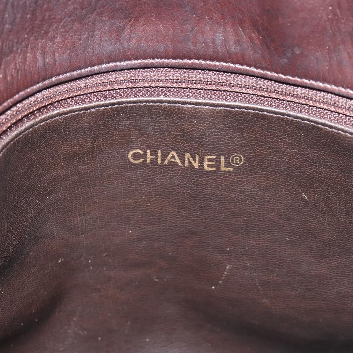 CHANEL Matelasse Chain Shoulder Bag Suede Leather Green Gold CC Auth bs37714A
