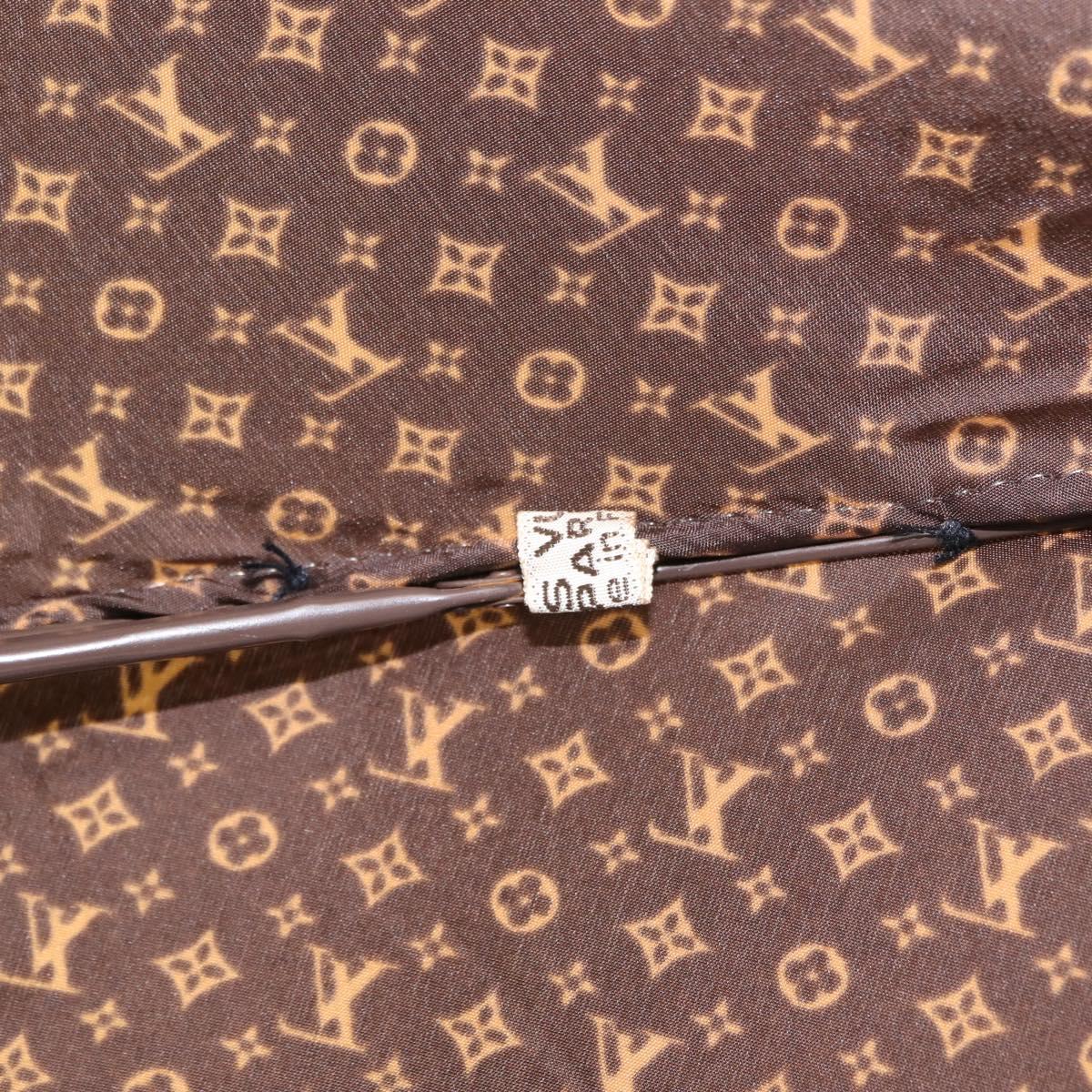 LOUIS VUITTON Monogram Folding Umbrella LV Auth bs37723