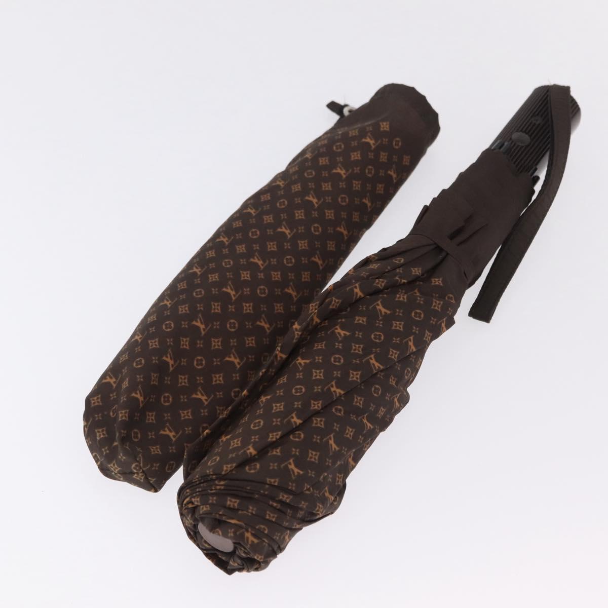 LOUIS VUITTON Monogram Folding Umbrella LV Auth bs37723