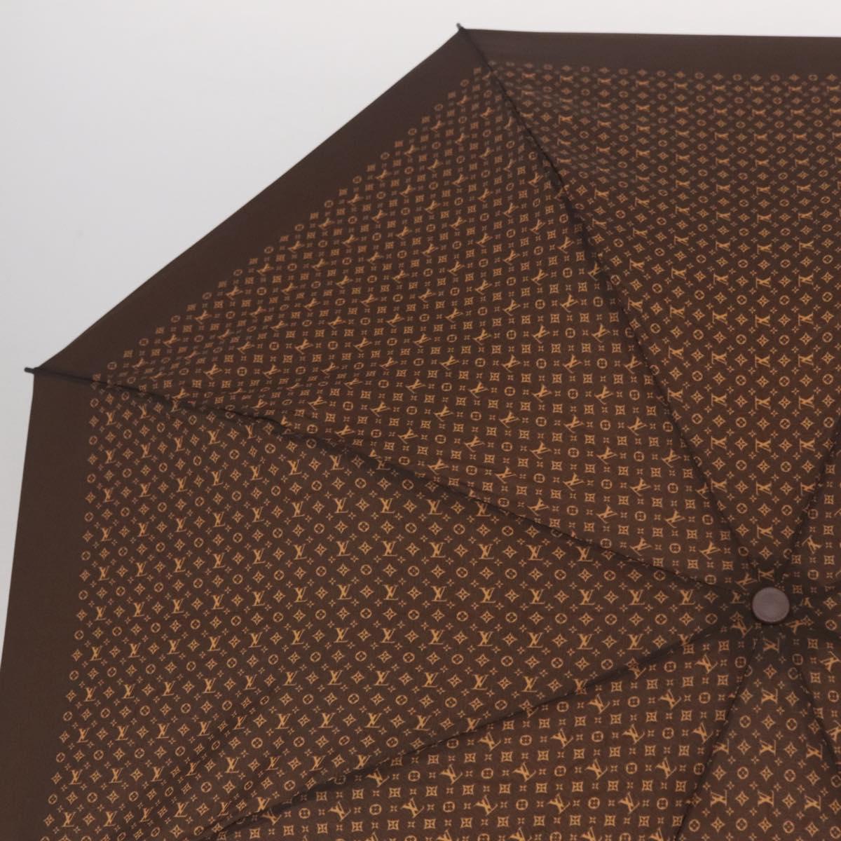 LOUIS VUITTON Monogram Folding Umbrella LV Auth bs37723