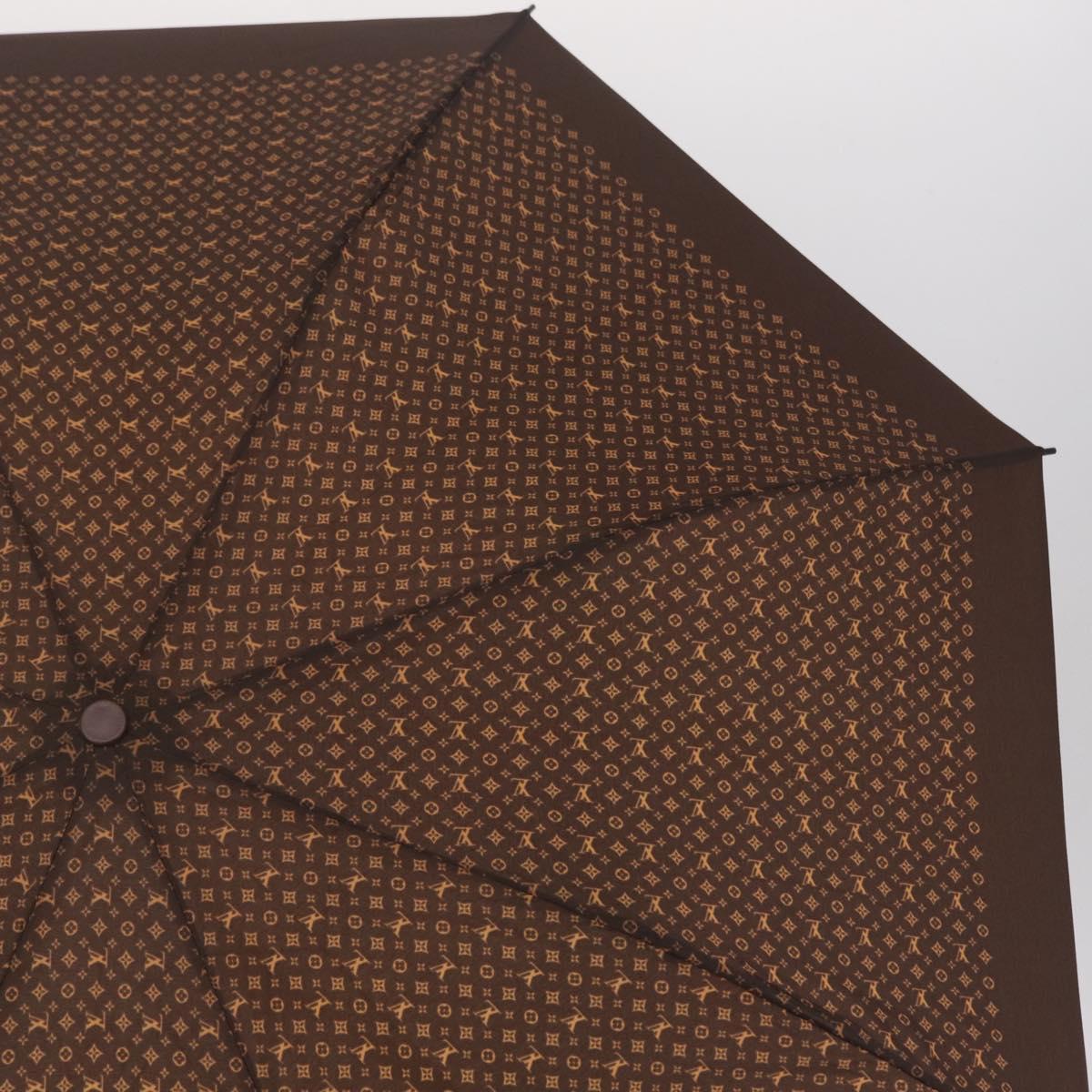 LOUIS VUITTON Monogram Folding Umbrella LV Auth bs37723
