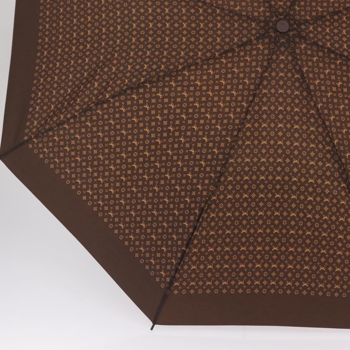 LOUIS VUITTON Monogram Folding Umbrella LV Auth bs37723