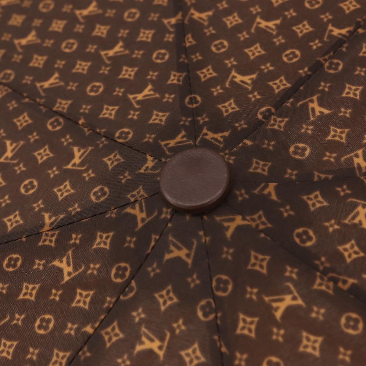 LOUIS VUITTON Monogram Folding Umbrella LV Auth bs37723