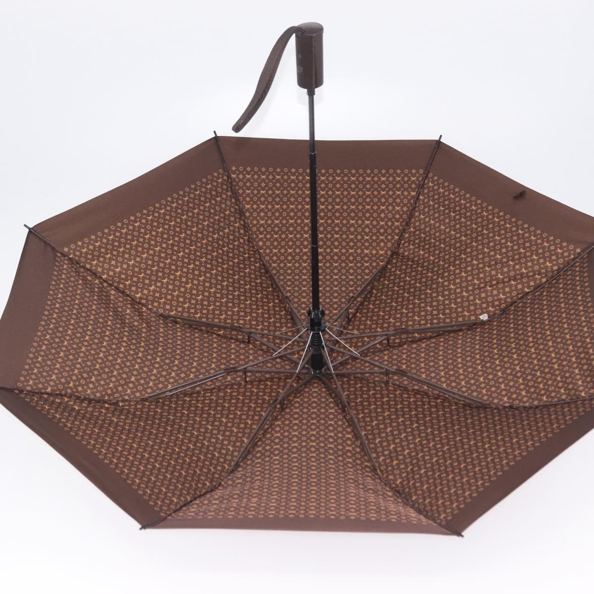 LOUIS VUITTON Monogram Folding Umbrella LV Auth bs37723