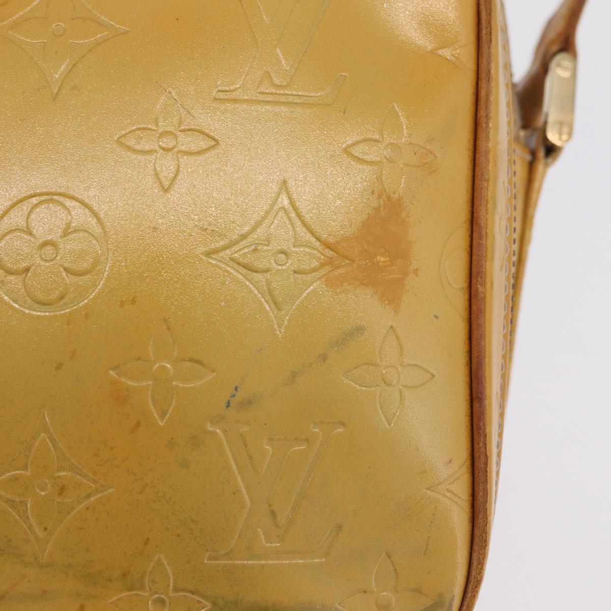 LOUIS VUITTON Monogram Vernis Wooster Shoulder Bag Gris M91036 LV Auth bs37759
