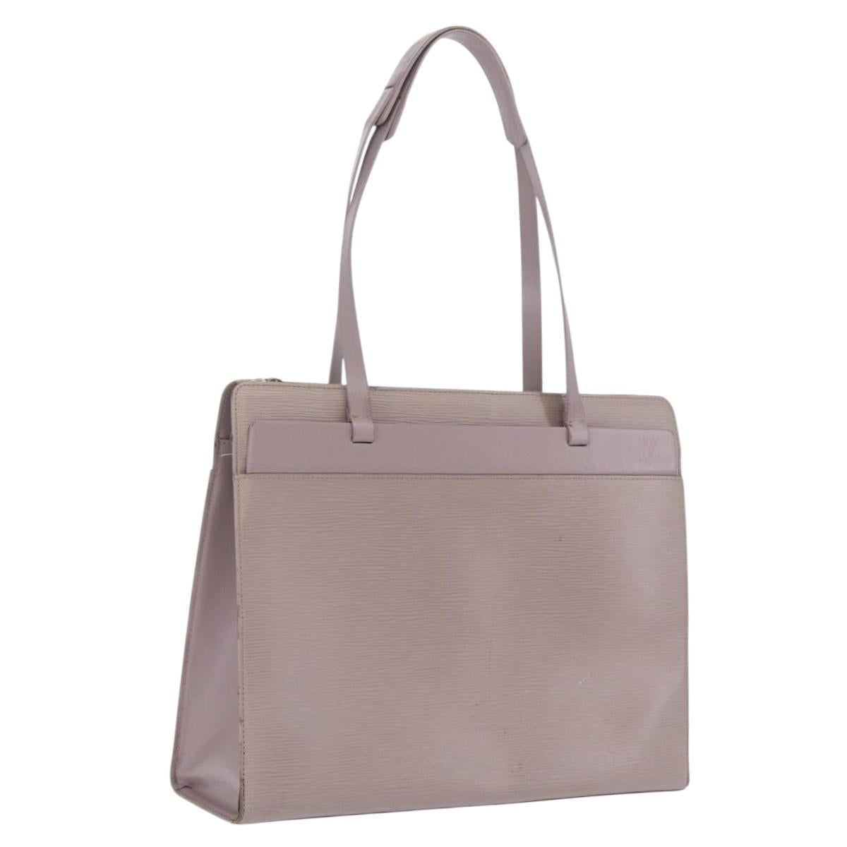 LOUIS VUITTON Epi Croisette GM Hand Bag Lilac M5250B LV Auth bs37776