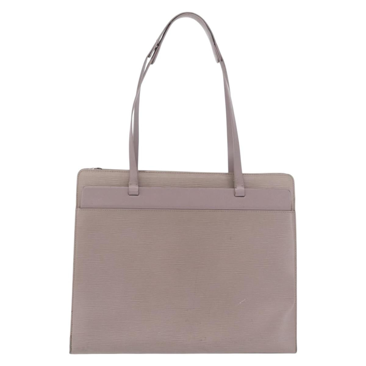 LOUIS VUITTON Epi Croisette GM Hand Bag Lilac M5250B LV Auth bs37776