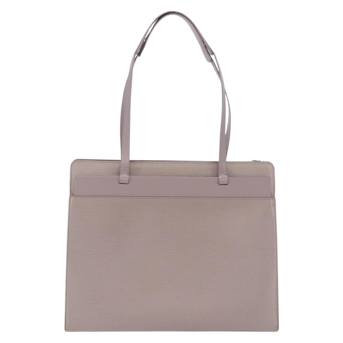 LOUIS VUITTON Epi Croisette GM Hand Bag Lilac M5250B LV Auth bs37776
