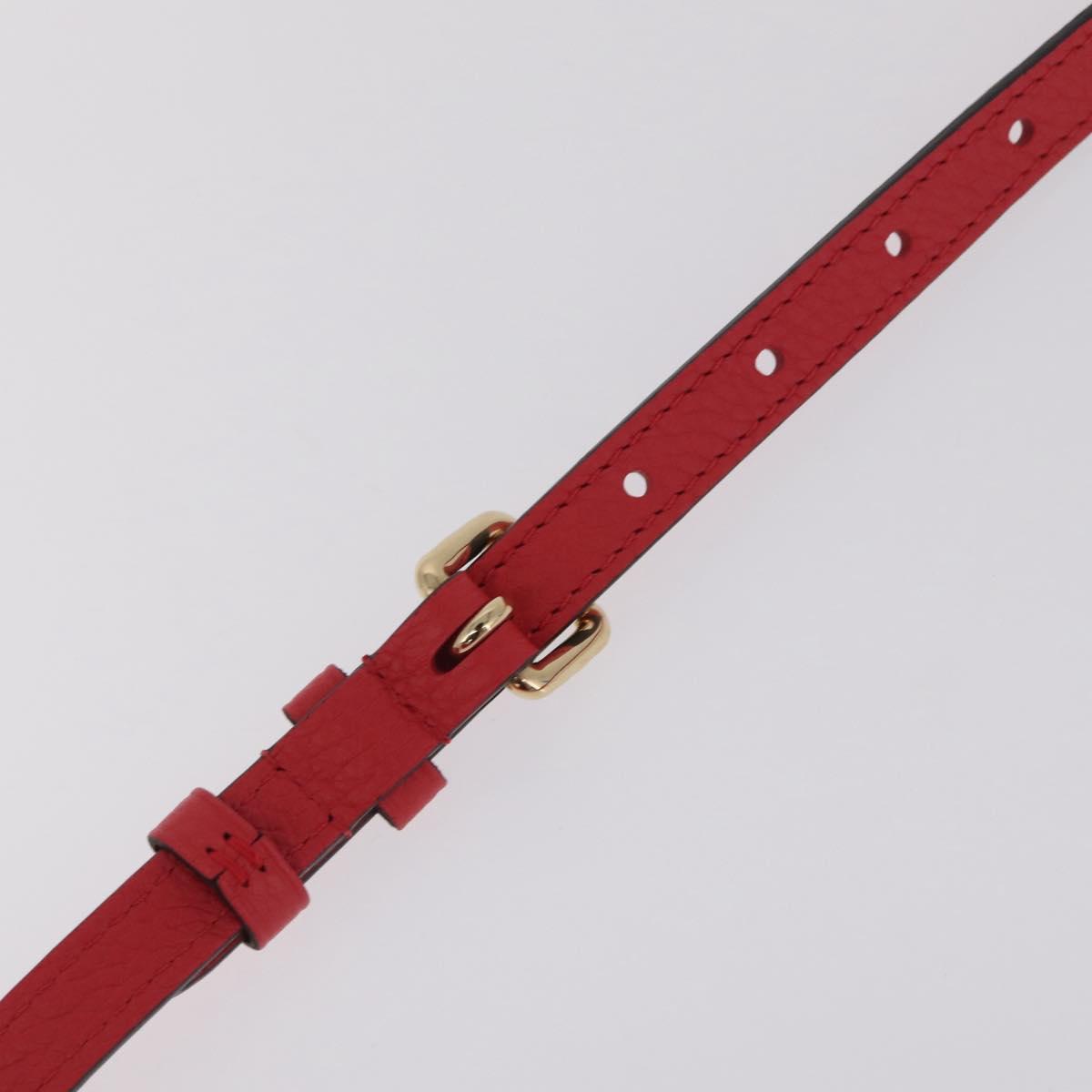 LOUIS VUITTON Parnasea Volta Hand Bag Leather Red M50287 LV Auth bs37780V