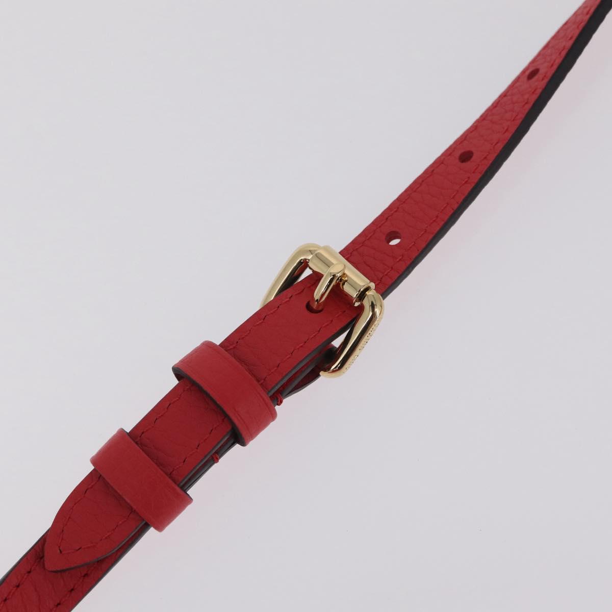 LOUIS VUITTON Parnasea Volta Hand Bag Leather Red M50287 LV Auth bs37780V