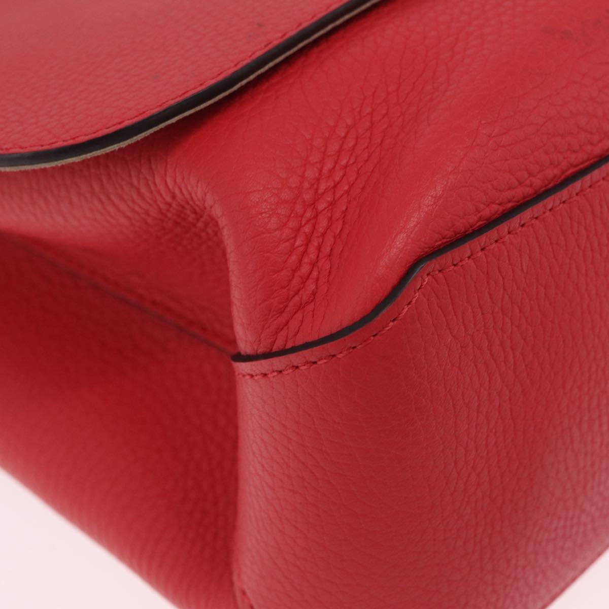 LOUIS VUITTON Parnasea Volta Hand Bag Leather Red M50287 LV Auth bs37780V