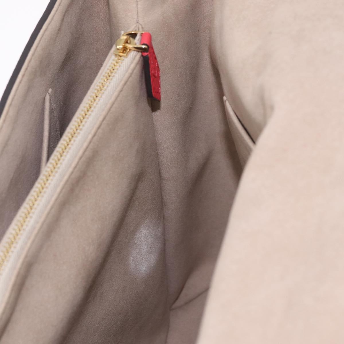 LOUIS VUITTON Parnasea Volta Hand Bag Leather Red M50287 LV Auth bs37780V