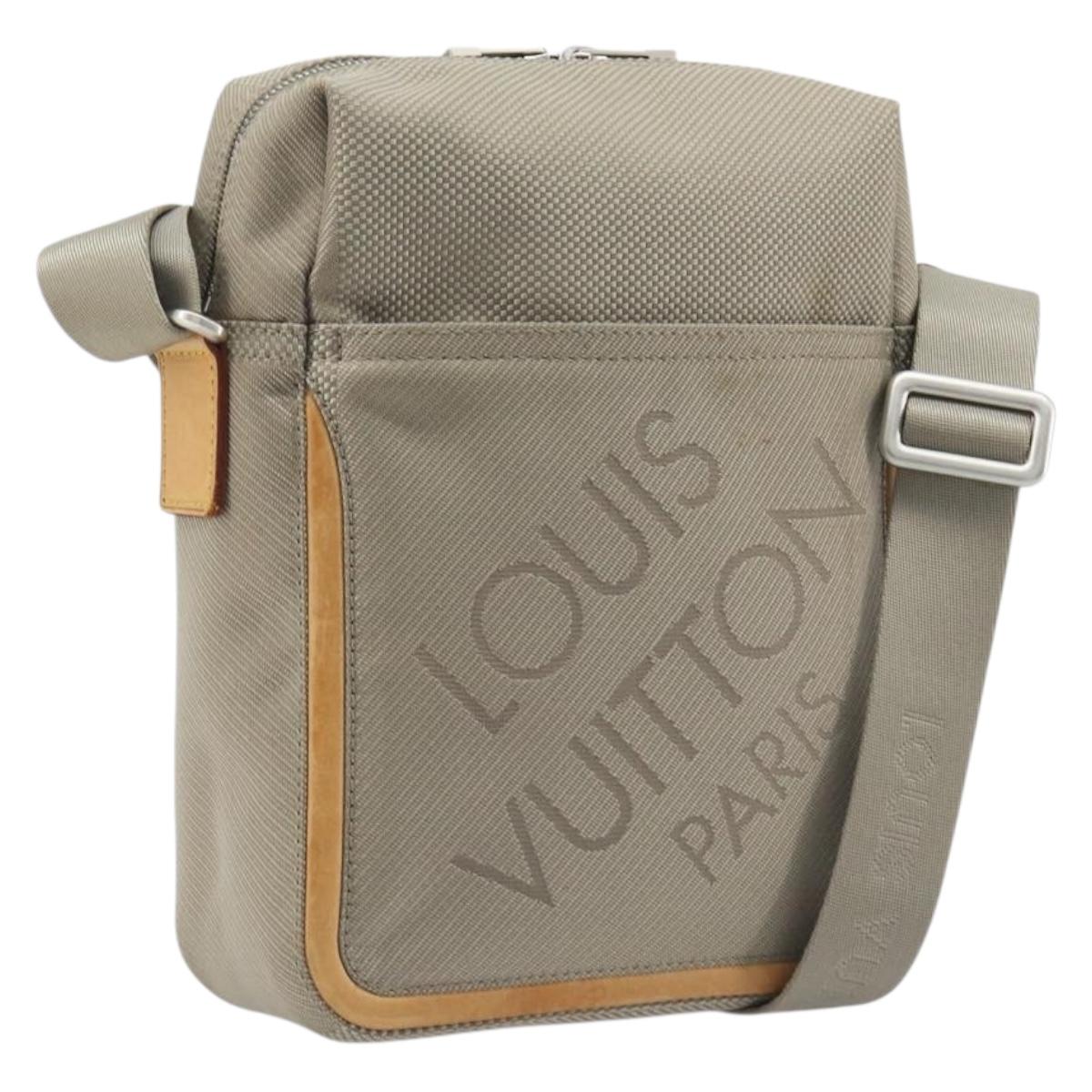 LOUIS VUITTON Damier Geant Sitadan Shoulder Bag Beige M93041 LV Auth bs37801