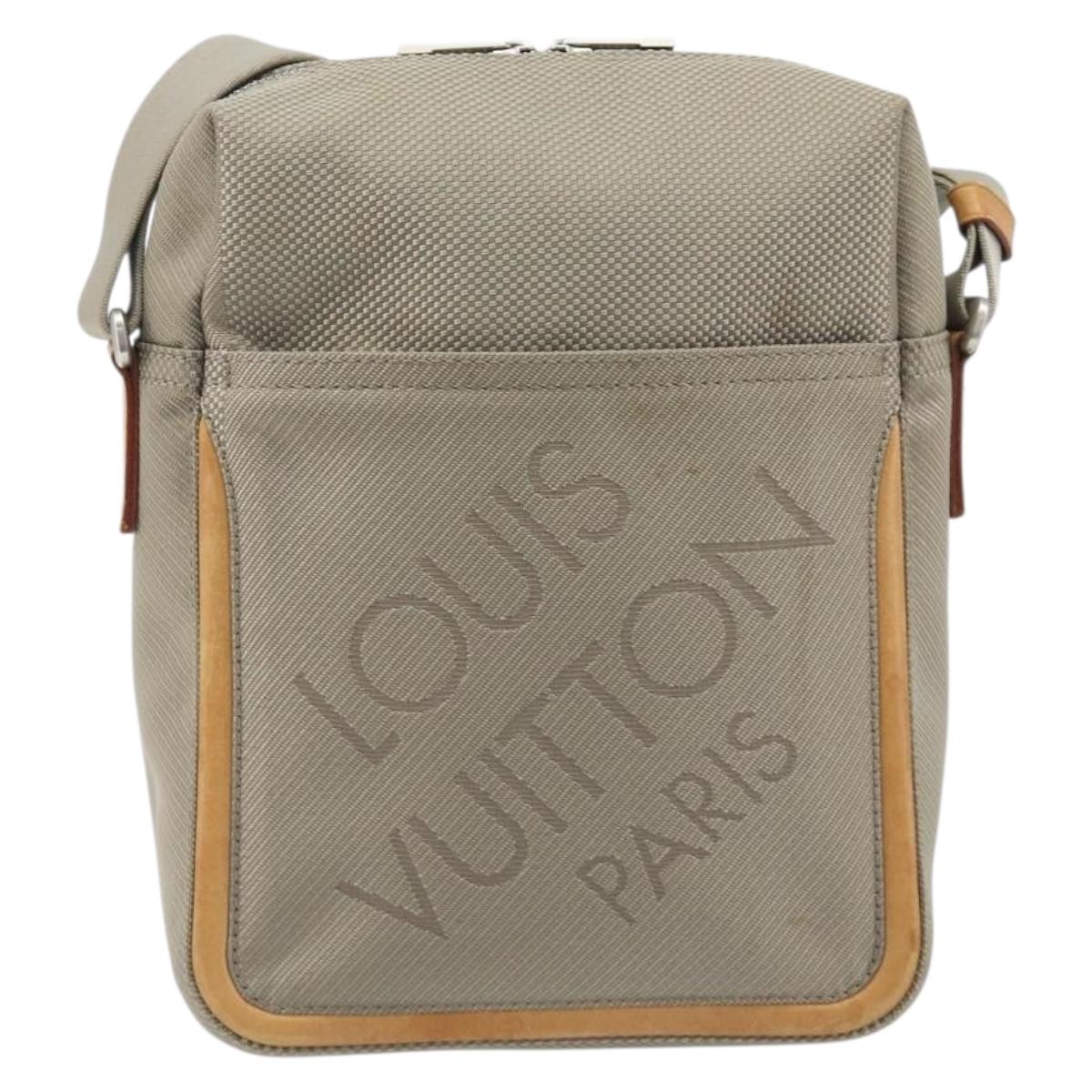 LOUIS VUITTON Damier Geant Sitadan Shoulder Bag Beige M93041 LV Auth bs37801