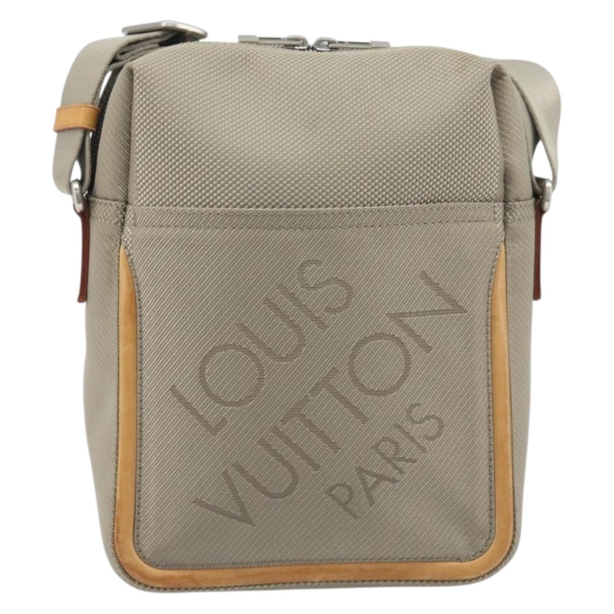 LOUIS VUITTON Damier Geant Sitadan Shoulder Bag Beige M93041 LV Auth bs37801