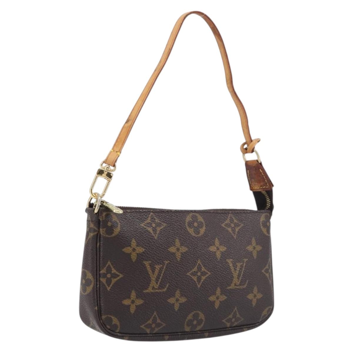 LOUIS VUITTON Monogram Mini Pochette Accessoires Pouch M58009 LV Auth bs37809
