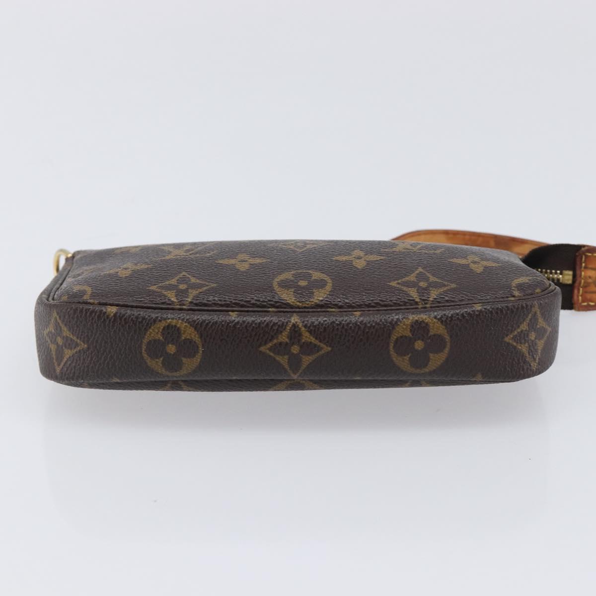 LOUIS VUITTON Monogram Mini Pochette Accessoires Pouch M58009 LV Auth bs37809
