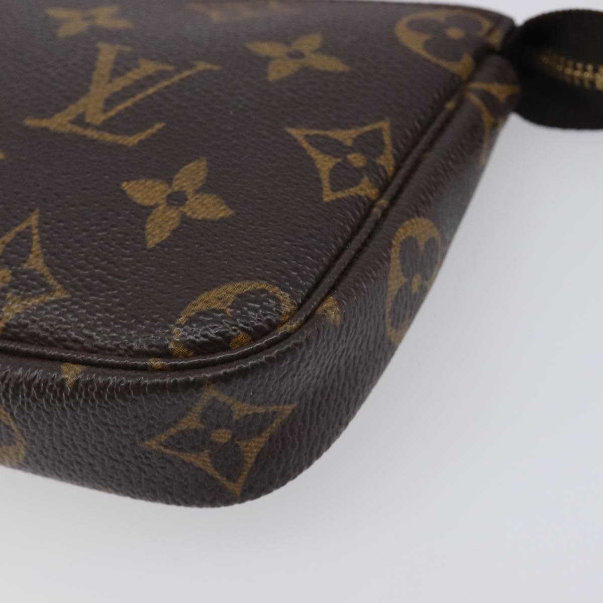 LOUIS VUITTON Monogram Mini Pochette Accessoires Pouch M58009 LV Auth bs37809