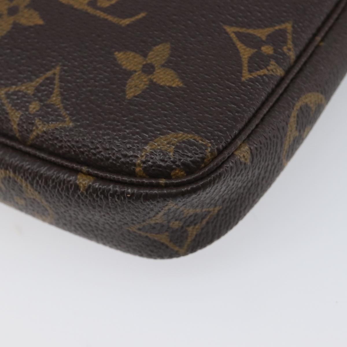 LOUIS VUITTON Monogram Mini Pochette Accessoires Pouch M58009 LV Auth bs37809